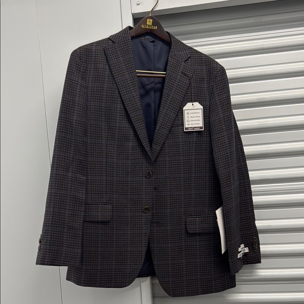 Jos. A. Bank Men's Plaid Checkered Blazer